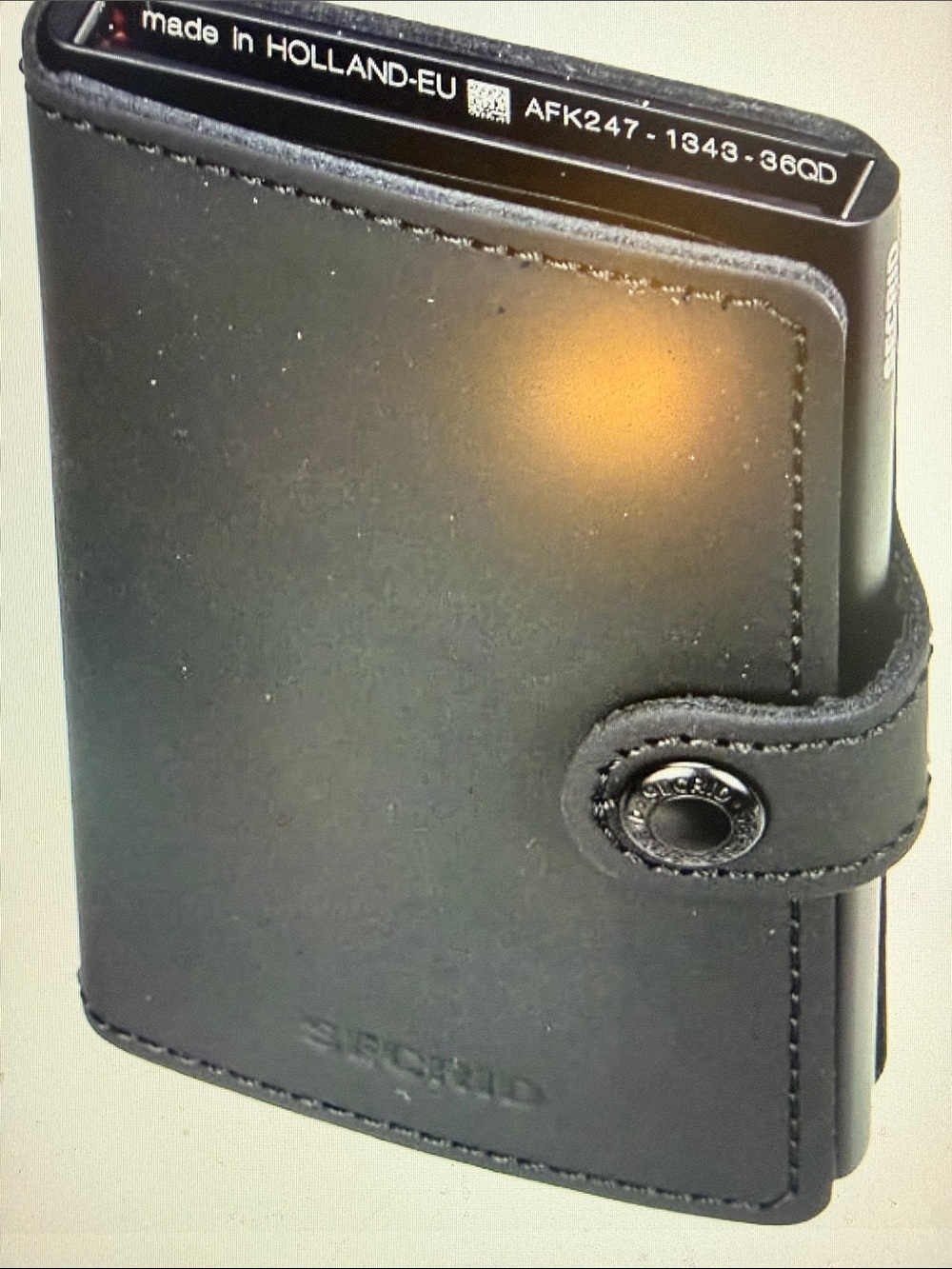 Secrid Black Leather Cardholder Wallet - Picture 2 of 7